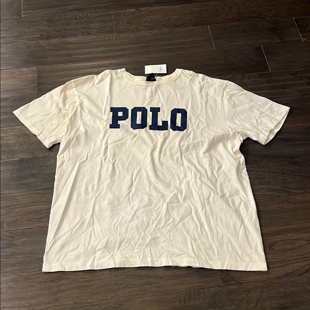 Polo Ralph Lauren Vintage T Shirt Spell Out Mens Size XL